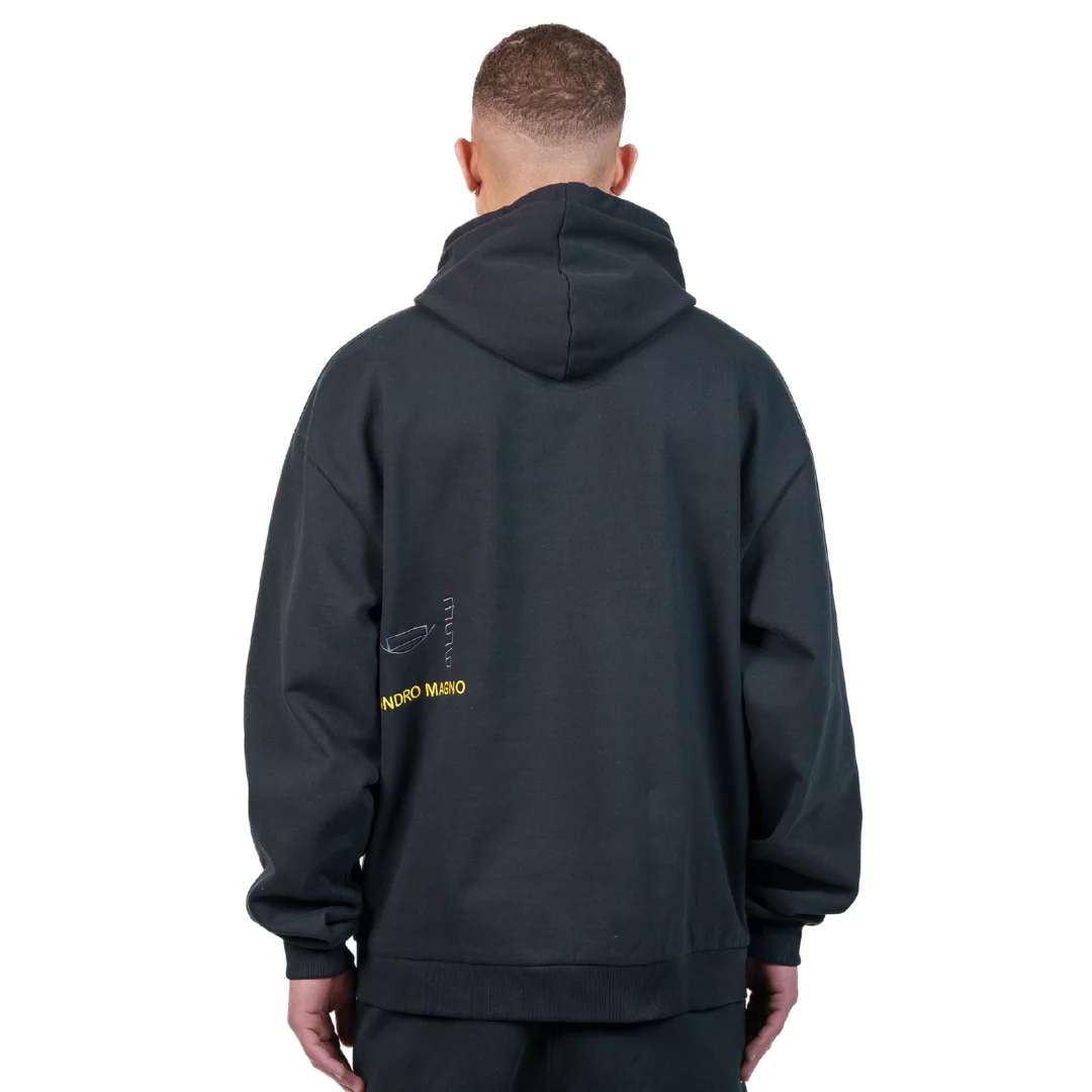 ESSENTIALS HOODIE BLACK - Image 3