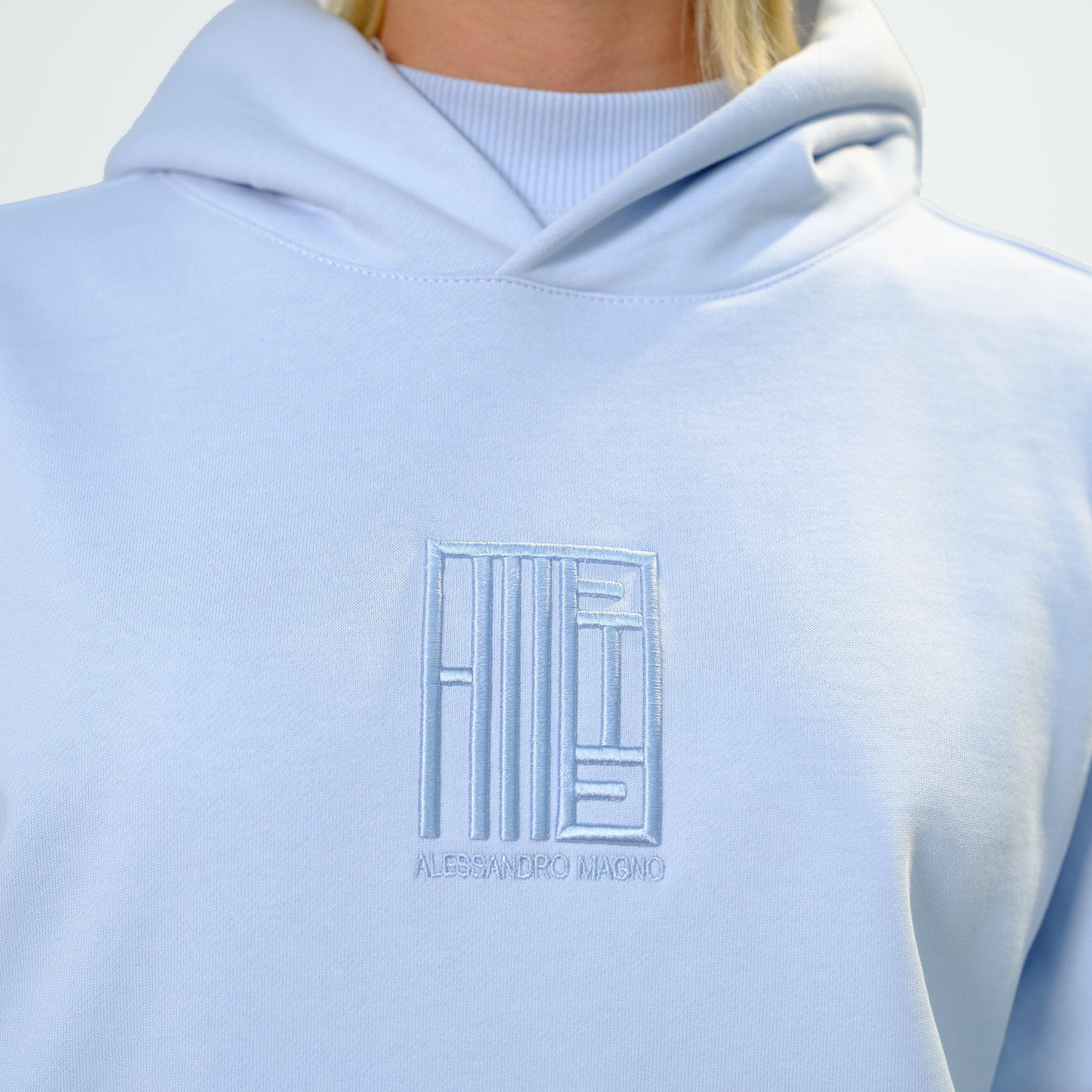 CORE 2.0 HOODIE LIGHT BLUE (WOMAN) - SOLD OUT - Image 2