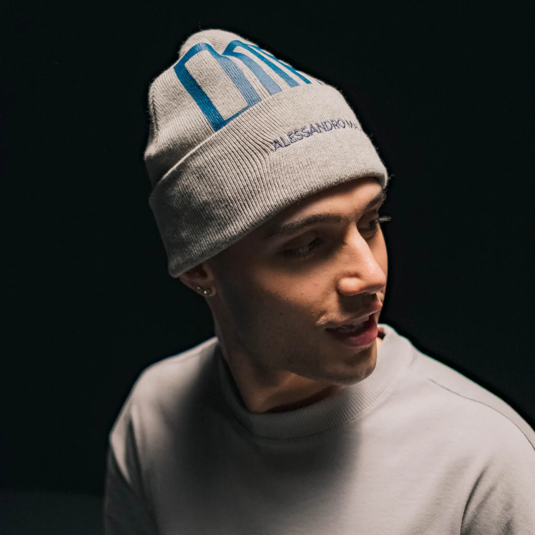 ESSENTIALS BEANIE LIGHT GREY - Image 2