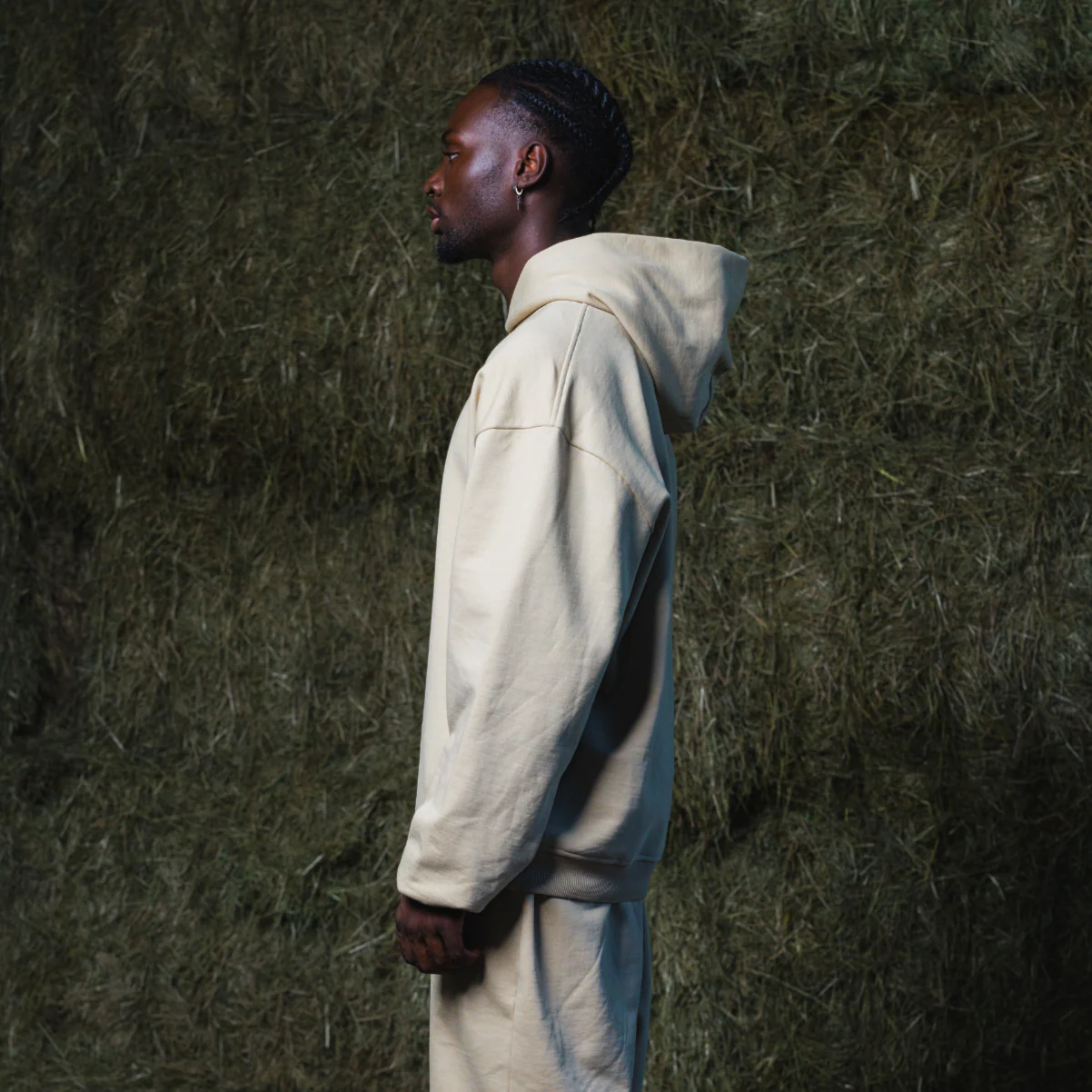 ESSENTIALS HOODIE BEIGE - Image 2