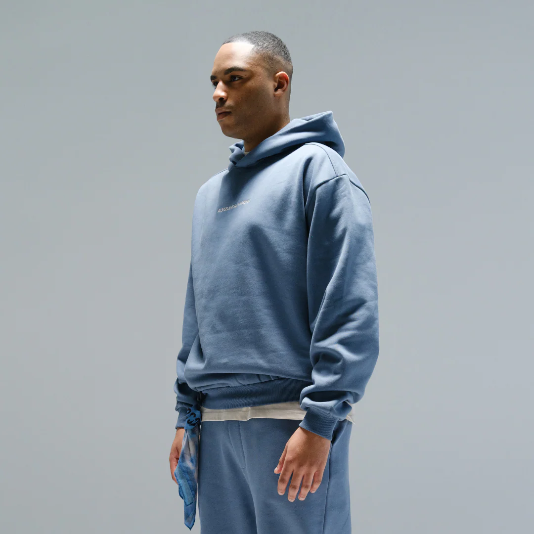ESSENTIALS HOODIE BLUE MIRAGE - SOLD OUT - Image 3