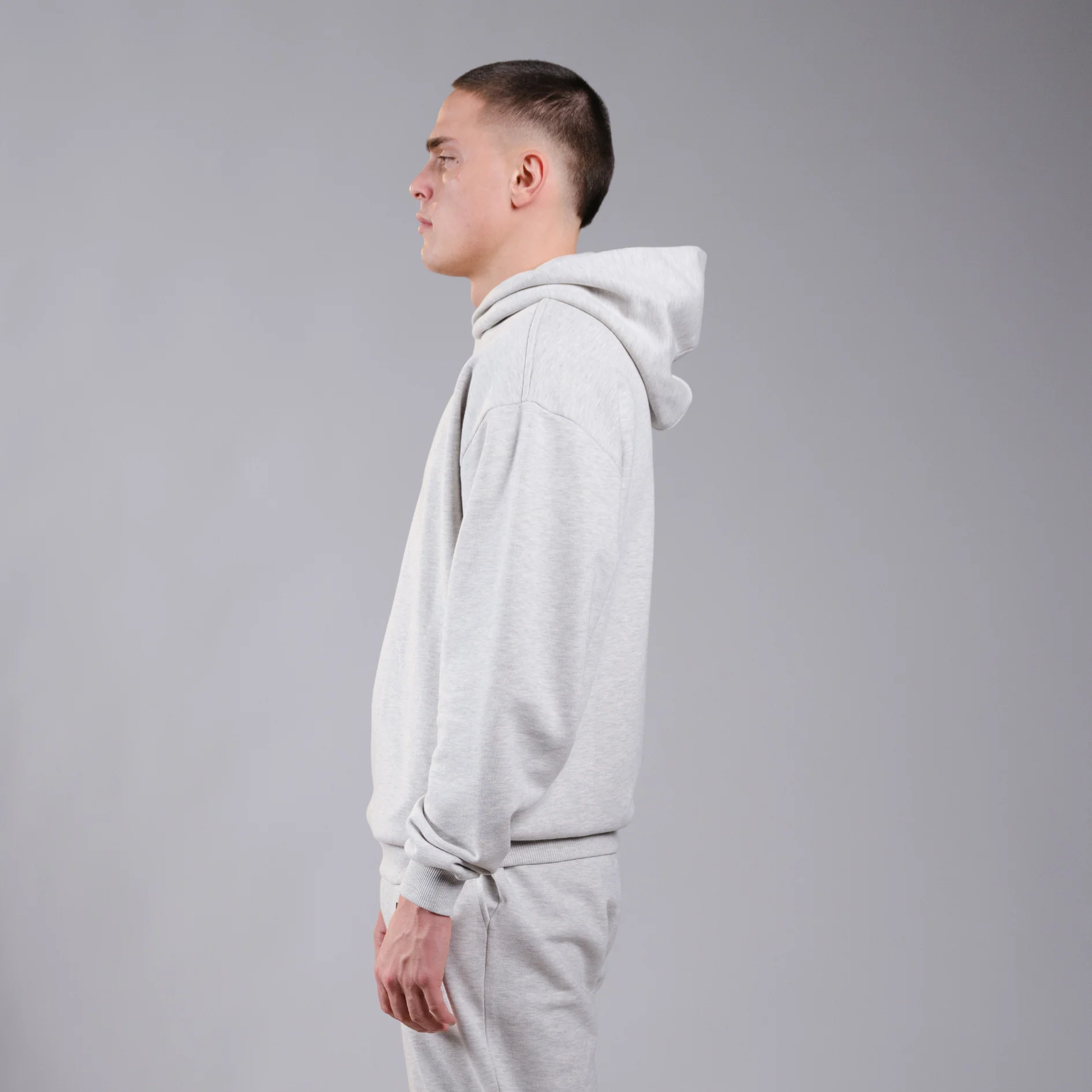 ESSENTIALS HOODIE GREY - Image 3