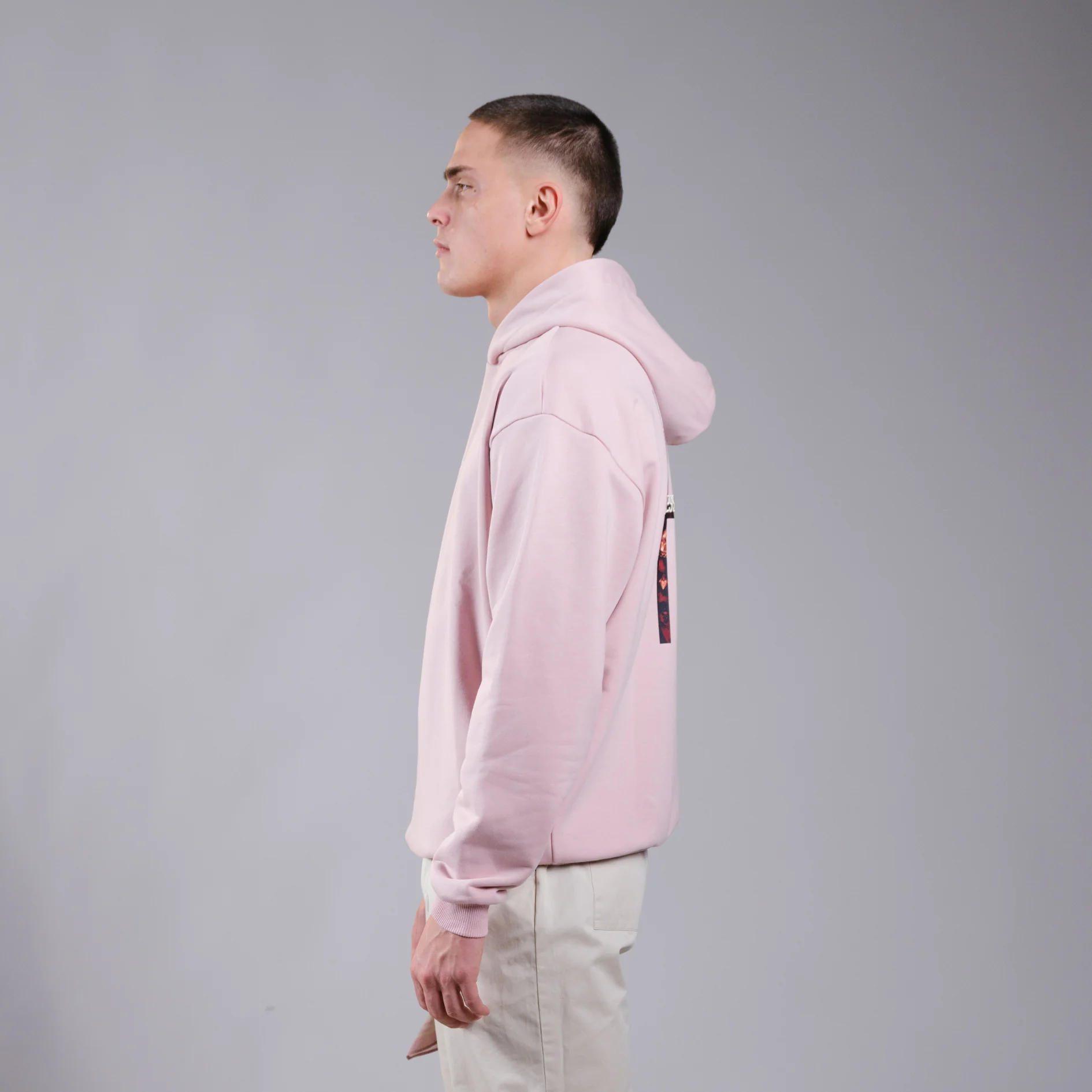 ESSENTIALS HOODIE OLD ROSE - Image 3