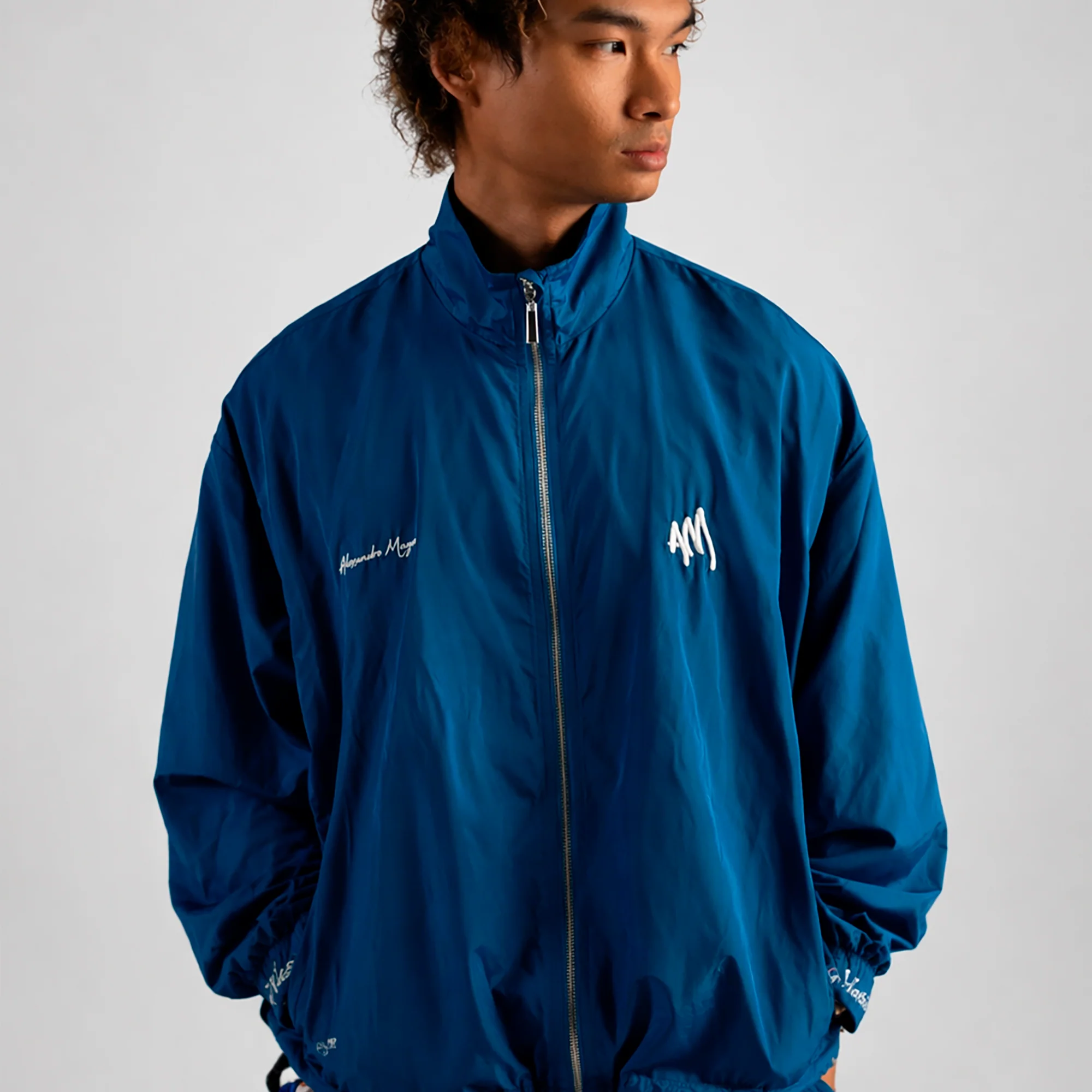 FASHION TRACKSUIT JACKET BLUE - Image 4