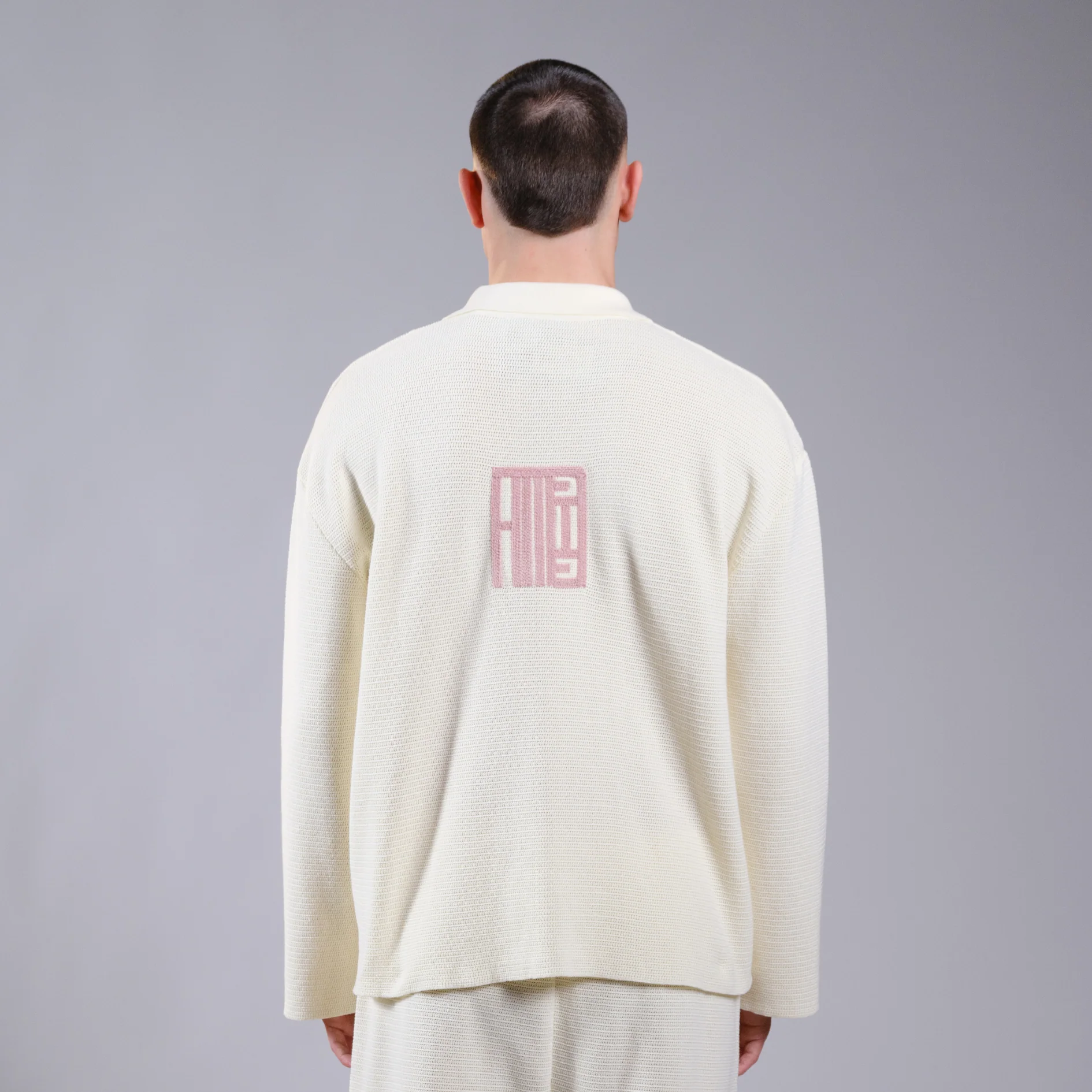 FASHION CROCHET POLO LONG SLEEVE - Image 4