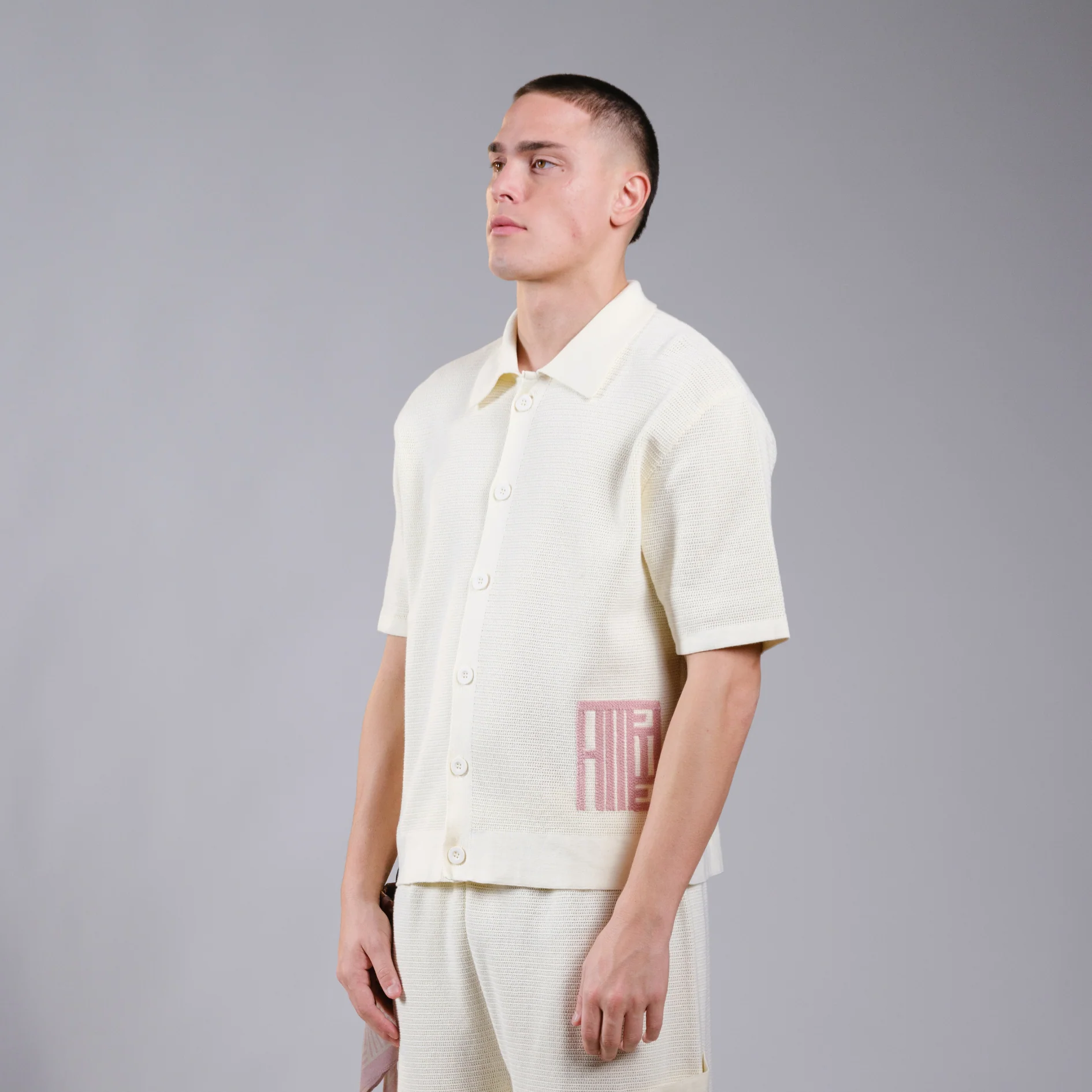 FASHION CROCHET POLO SHIRT - Image 3