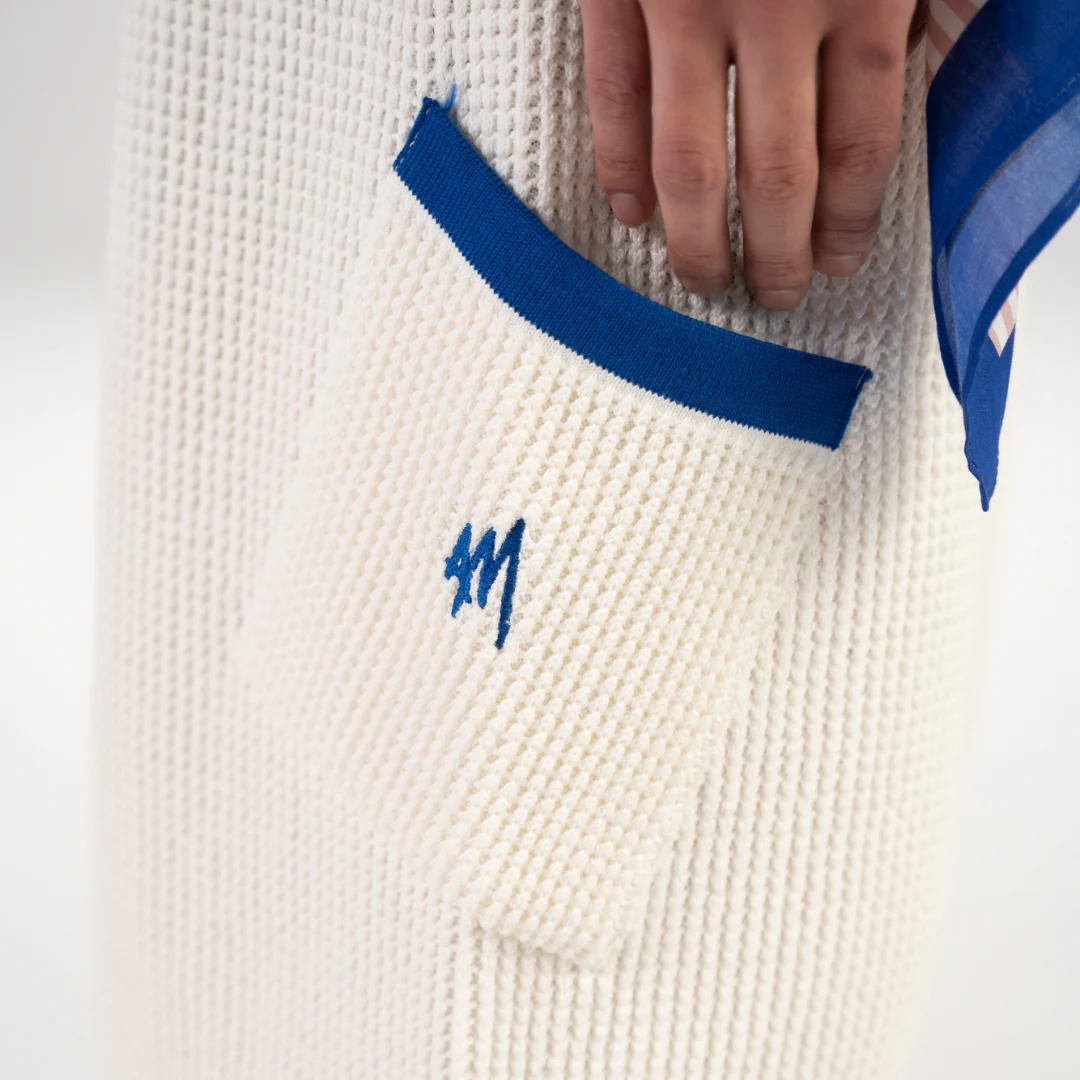 FASHION KNITTED SHORTS OFF WHITE - Image 4