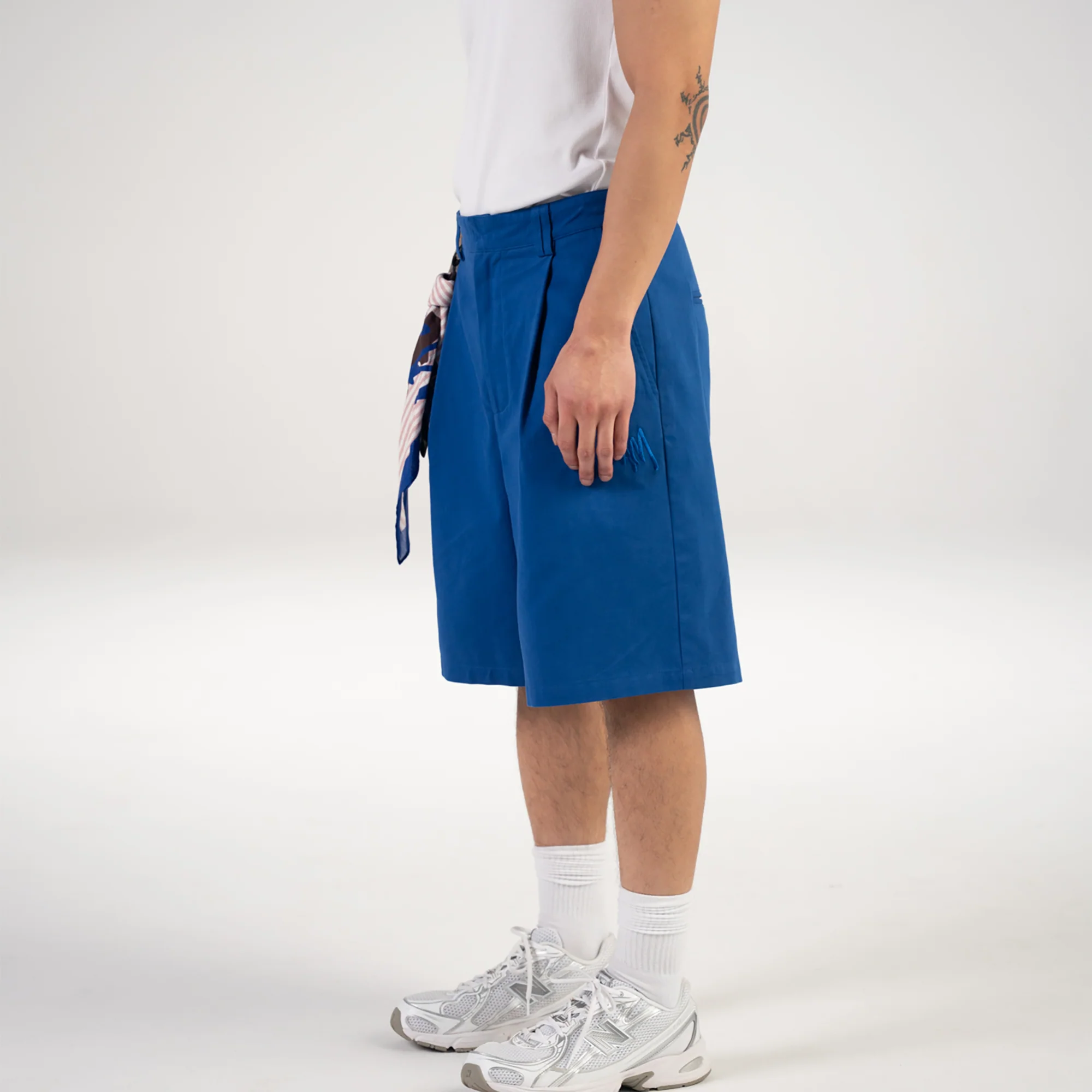 FASHION BERMUDA SHORTS BLUE - Image 3