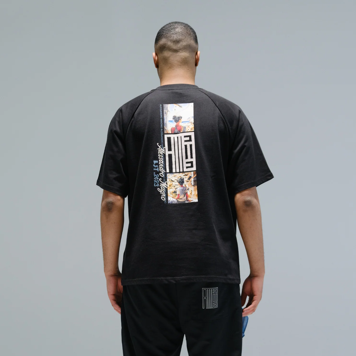 FASHION T-SHIRT BLACK - SOLD OUT - Image 4
