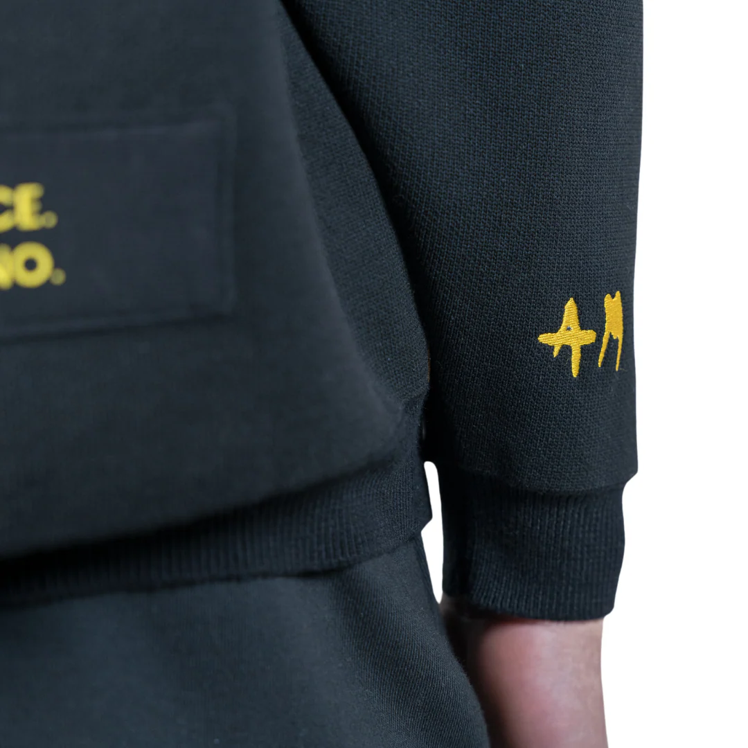 FASHION ZIP TROYER BLACK-EMPIRE YELLOW - Image 5