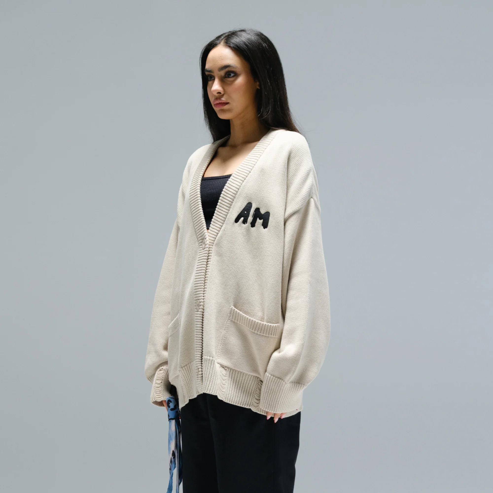 KNITTED FASHION CARDIGAN (Woman) - SOLD OUT - Image 3